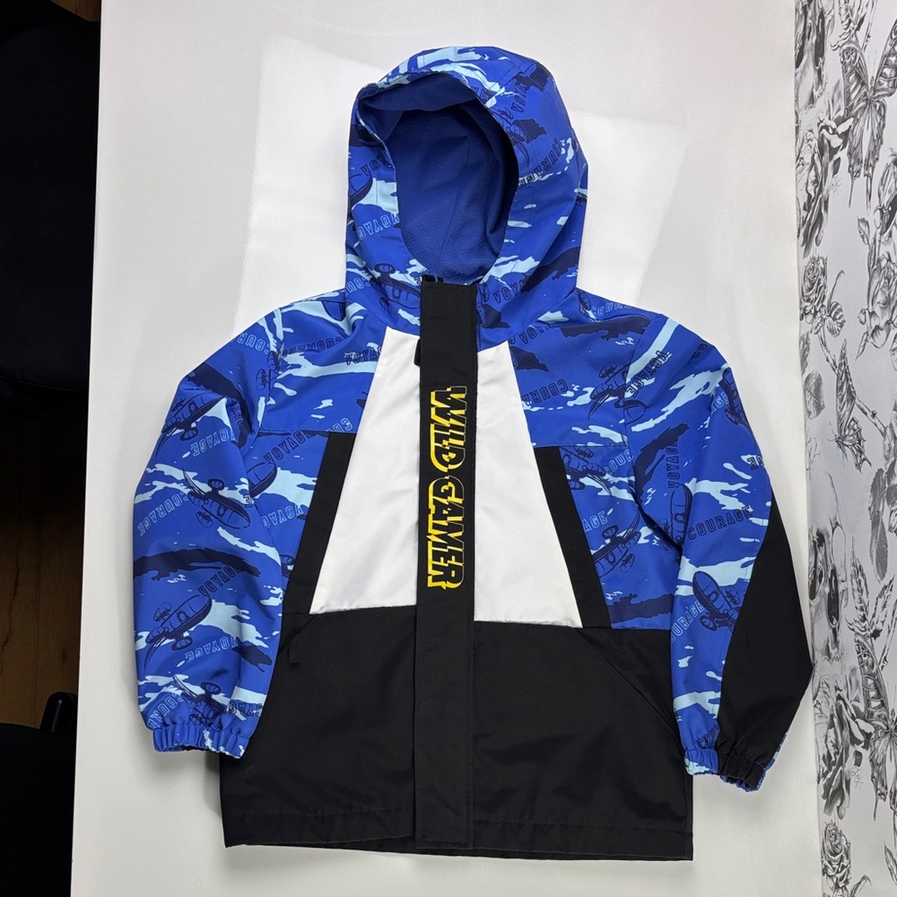 Baleno Junior WILD GAMER rain jacket zipper hoodie waterproof raincoat